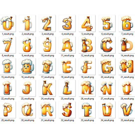 Kit Digital Alfabetos em Png 