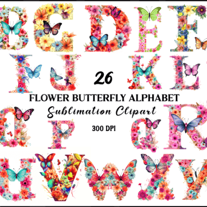 Kit Digital Alfabetos em Png  13