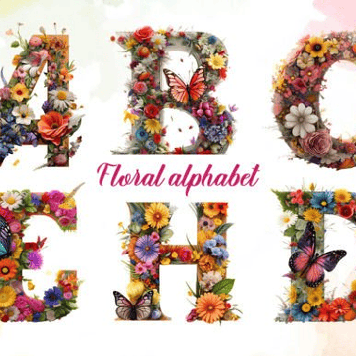 Kit Digital Alfabetos em Png  18