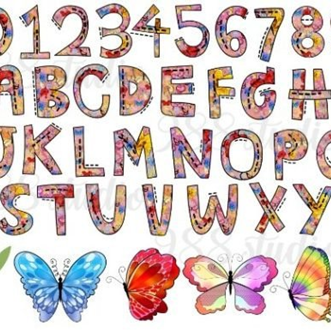 Kit Digital Alfabetos em Png  20