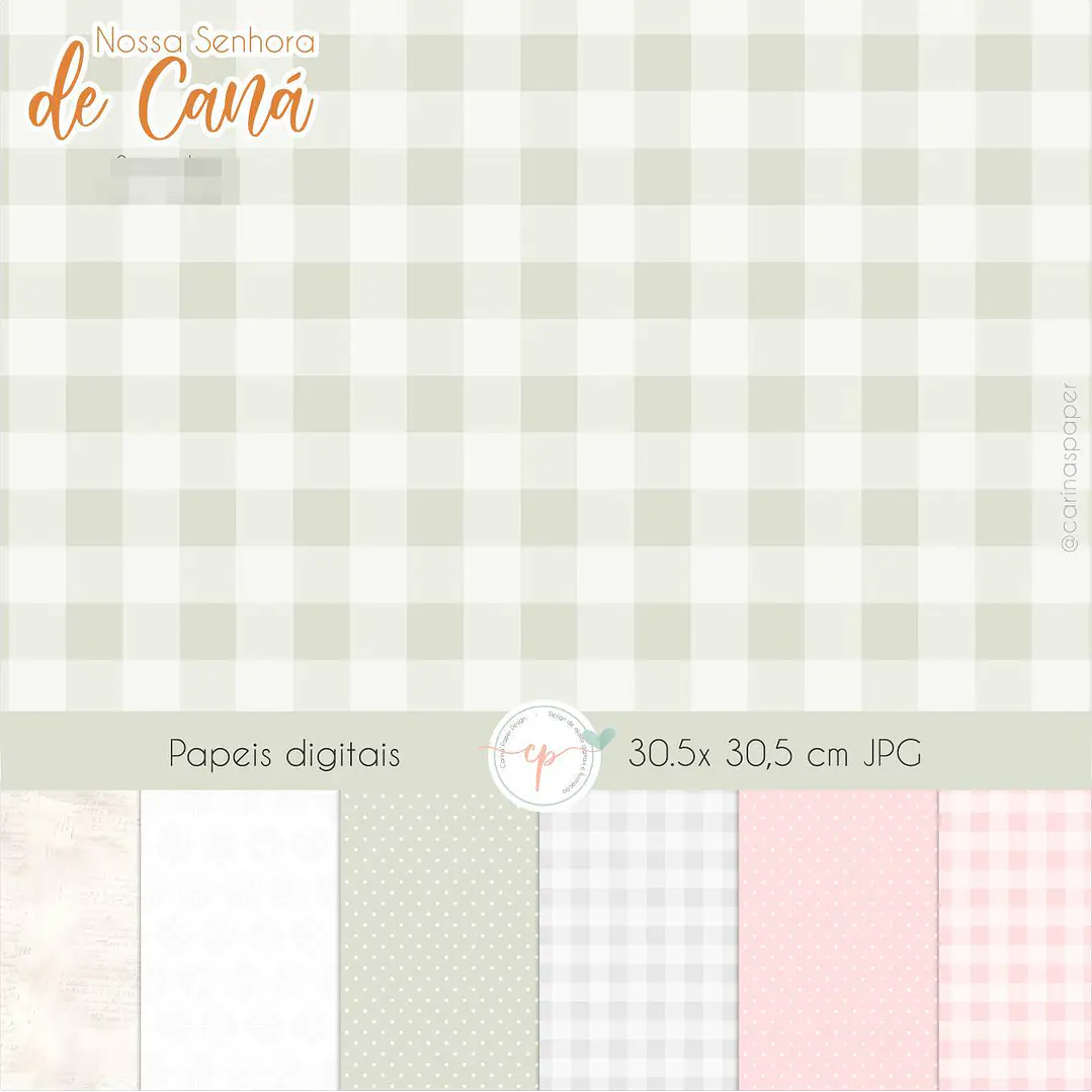 Kit Digital Nossa Senhora de Caná em Png 3