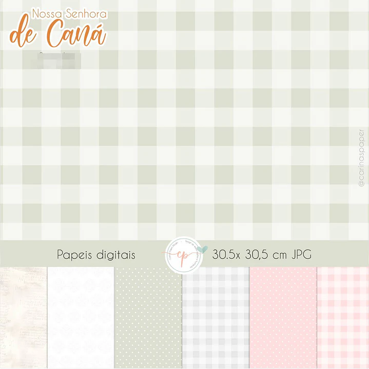 Kit Digital Nossa Senhora de Caná em Png 3