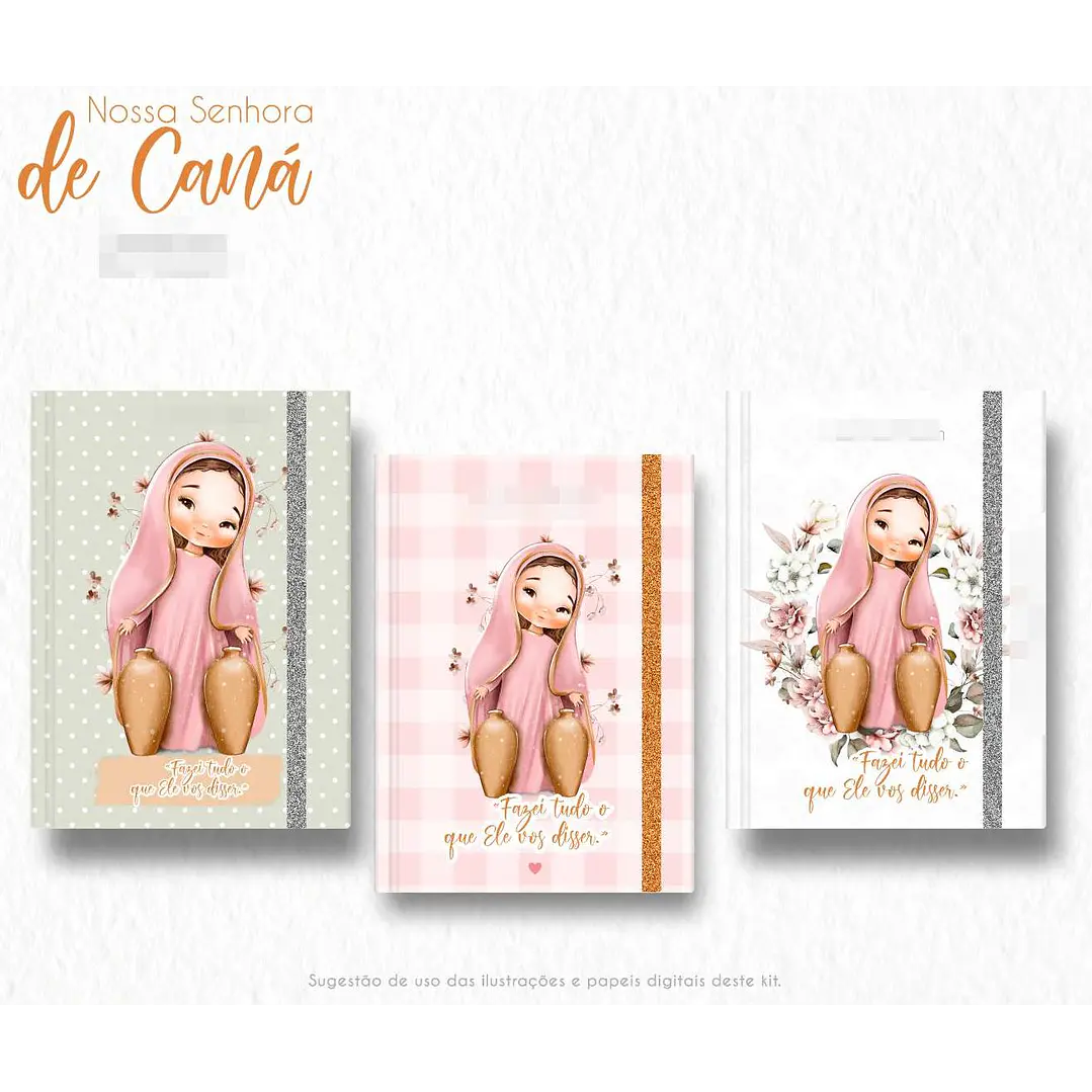 Kit Digital Nossa Senhora de Caná em Png 7