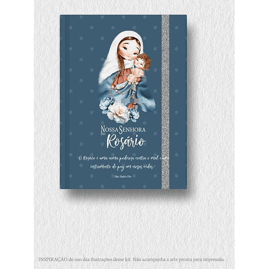 Kit Digital Nossa Senhora do Rosário em Png