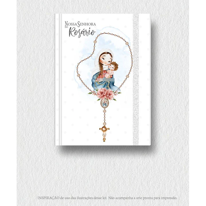 Kit Digital Nossa Senhora do Rosário em Png 9