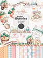 Kit Digital Páscoa Cut Bunnies em Png   - Miniatura 1