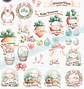 Kit Digital Páscoa Cut Bunnies em Png   - Miniatura 4