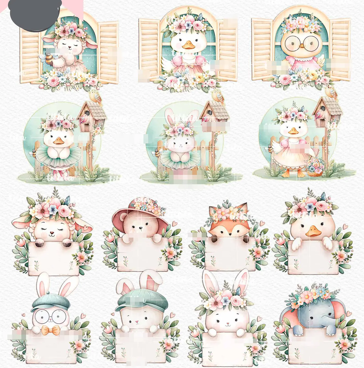 Kit Digital Primaveira Spring Time em Png  2