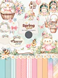 Kit Digital Primaveira Spring Time em Png  - Thumbnail 1