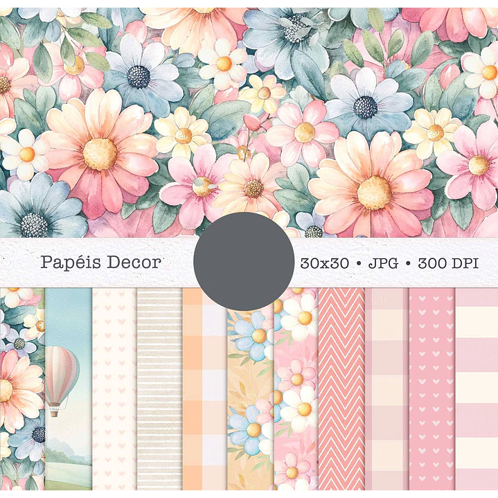 Kit Digital Primaveira Spring Time em Png  5