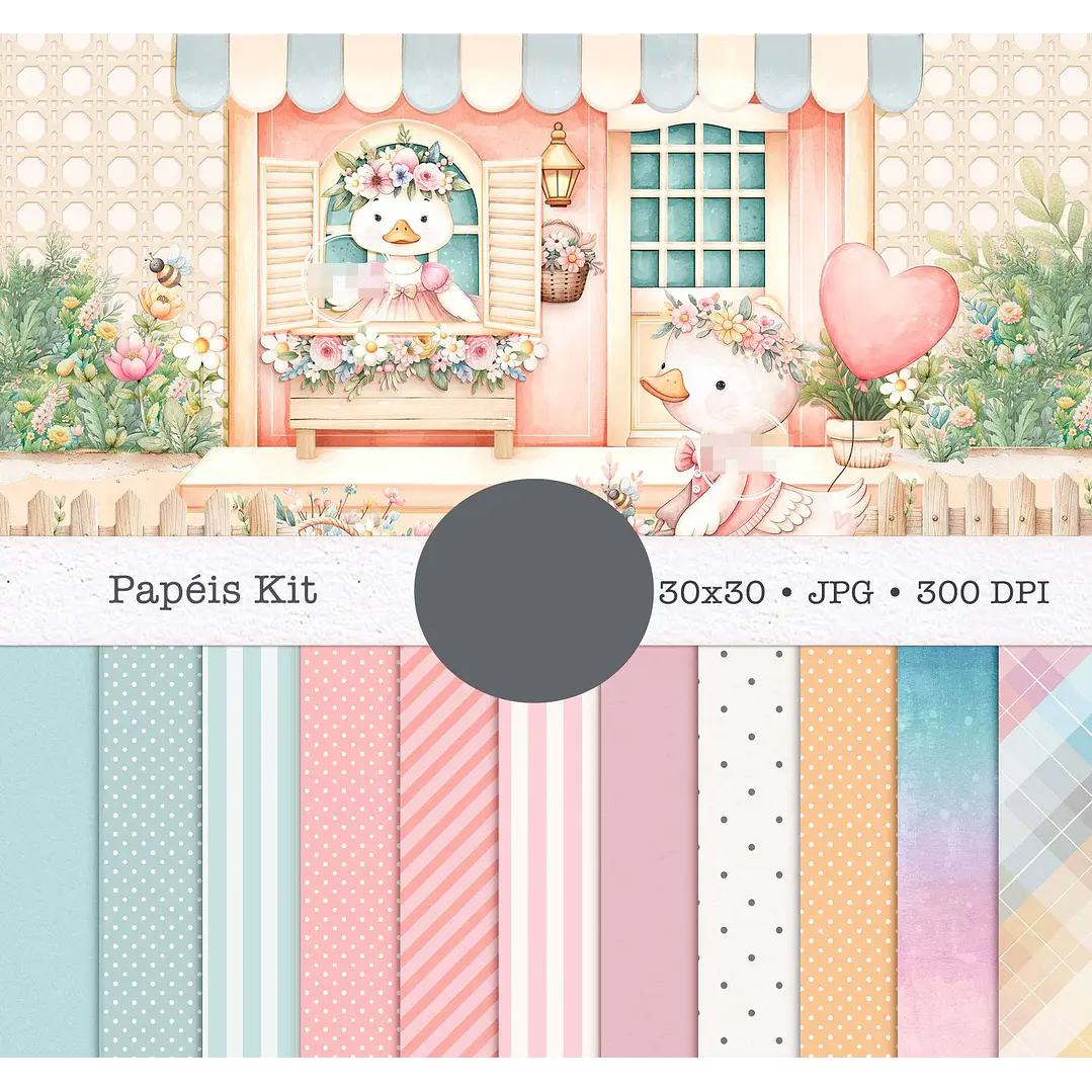 Kit Digital Primaveira Spring Time em Png  6