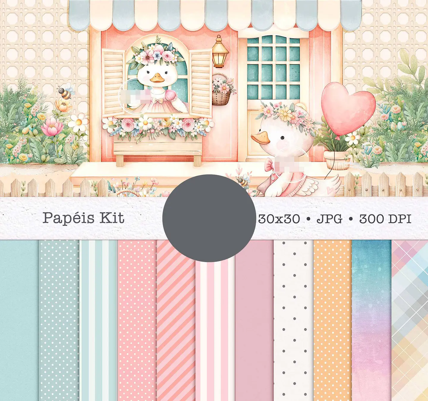 Kit Digital Primaveira Spring Time em Png  6