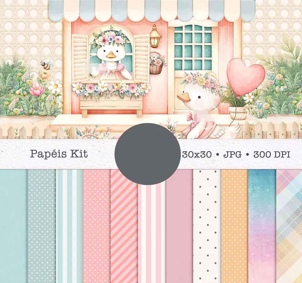 Kit Digital Primaveira Spring Time em Png  6