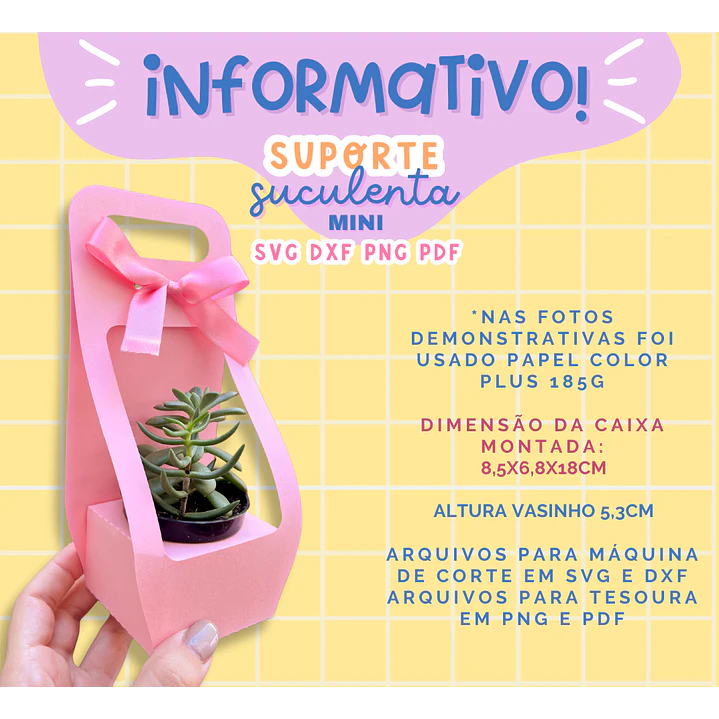 Arquivo de Corte Caixinhas Moldes Limpos para Personalização Pdf 8