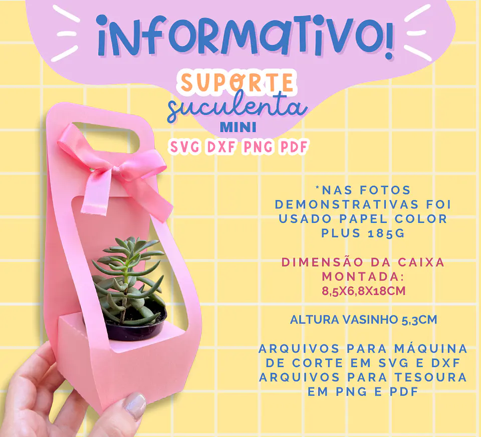 Arquivo de Corte Caixinhas Moldes Limpos para Personalização Pdf 8