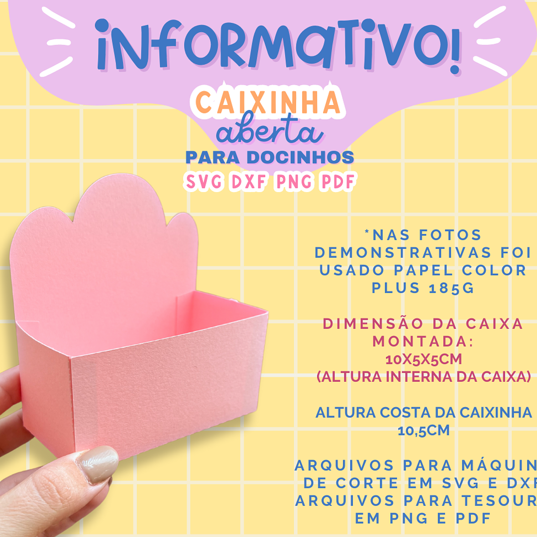 Arquivo de Corte Caixinhas Moldes Limpos para Personalização Pdf 10