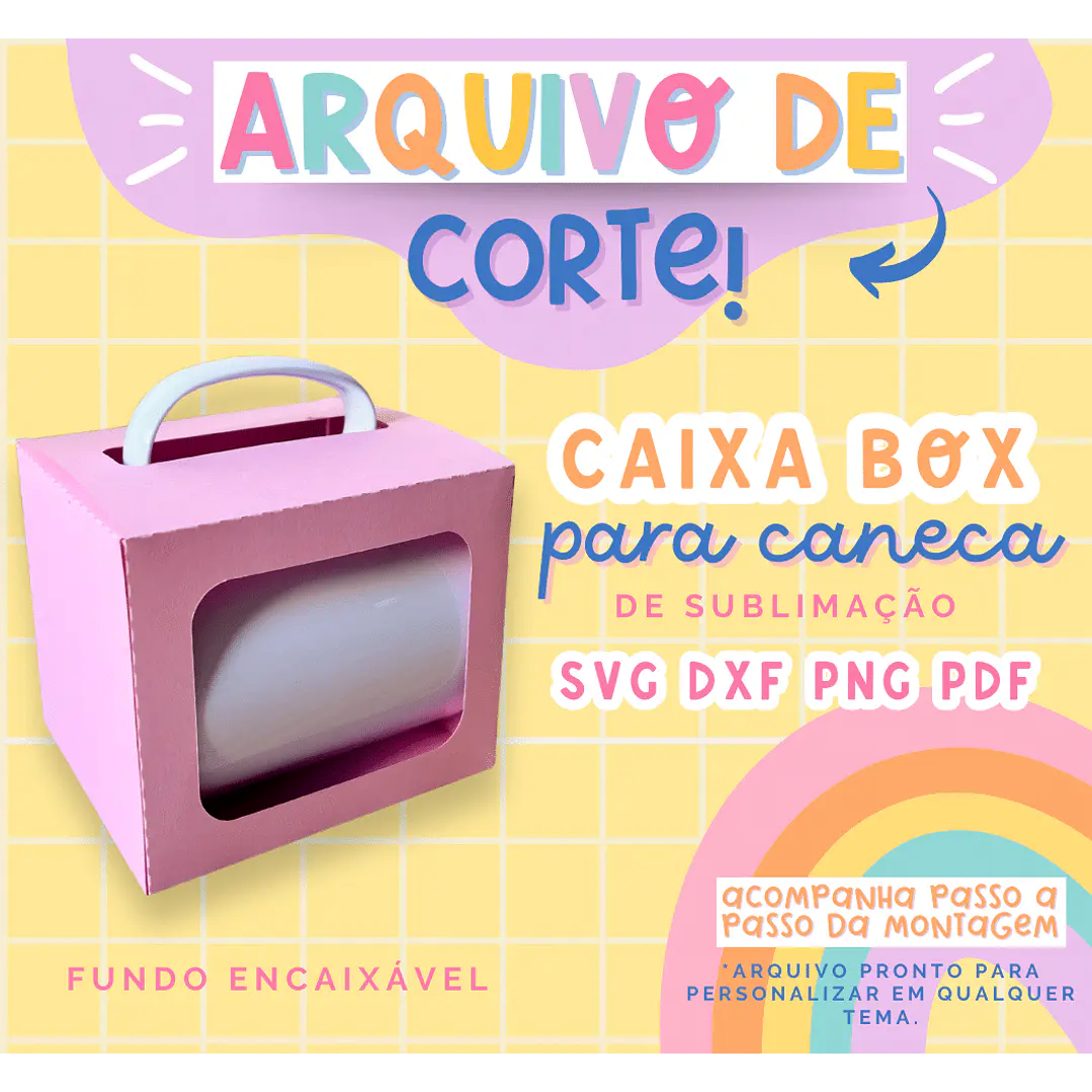 Arquivo de Corte Caixinhas Moldes Limpos para Personalização Pdf 1