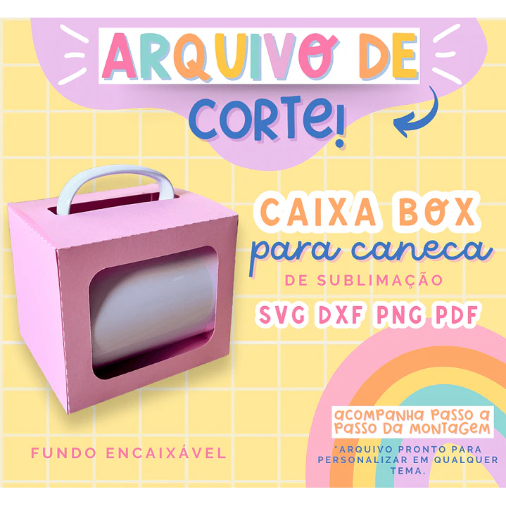 Arquivo de Corte Caixinhas Moldes Limpos para Personalização Pdf 1