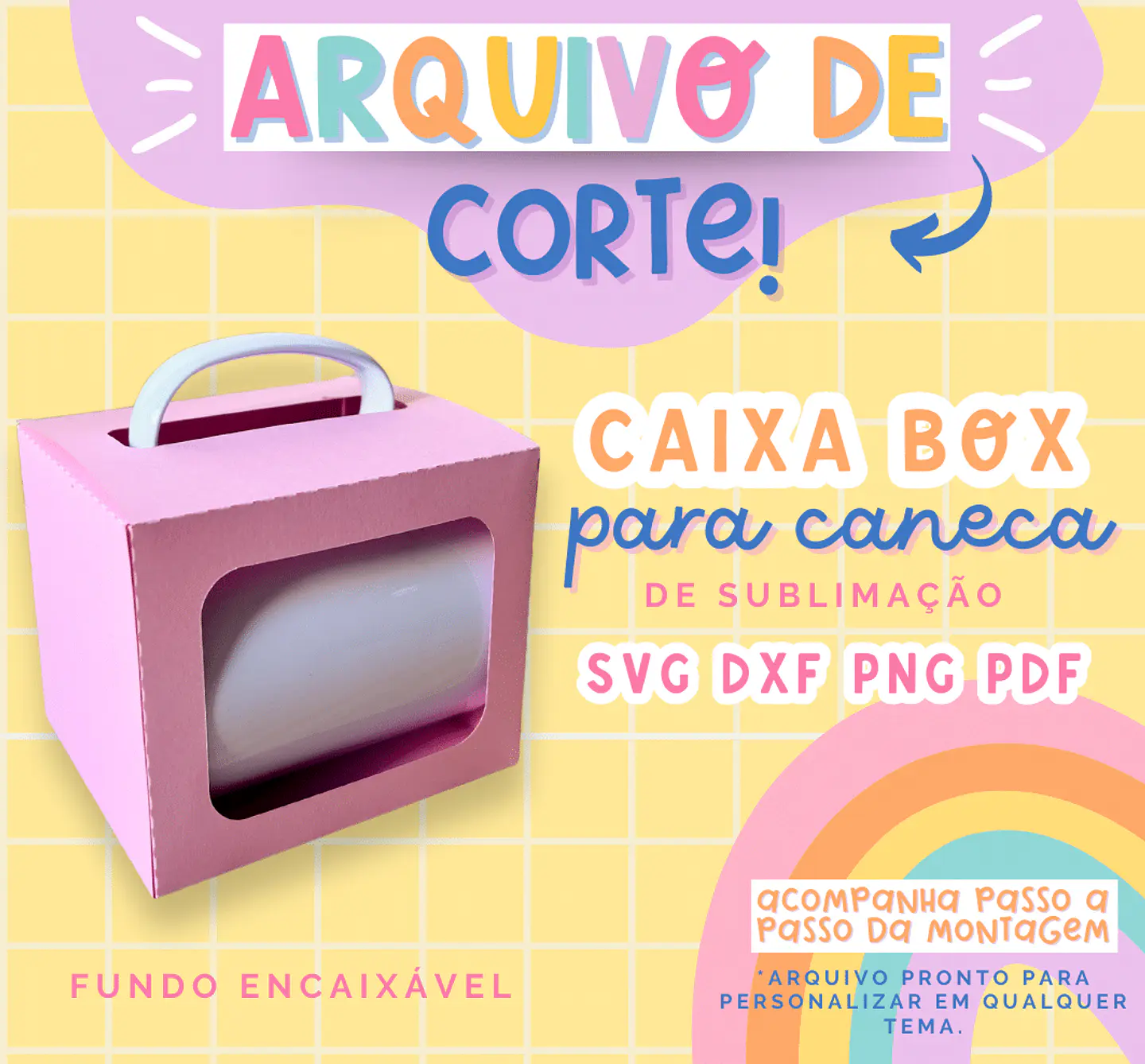Arquivo de Corte Caixinhas Moldes Limpos para Personalização Pdf 1