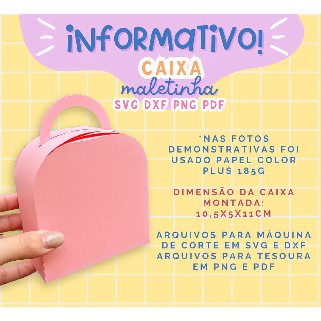 Arquivo de Corte Caixinhas Moldes Limpos para Personalização Pdf 5