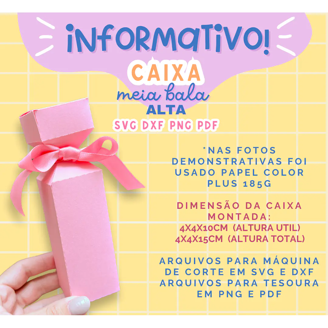 Arquivo de Corte Caixinhas Moldes Limpos para Personalização Pdf 11