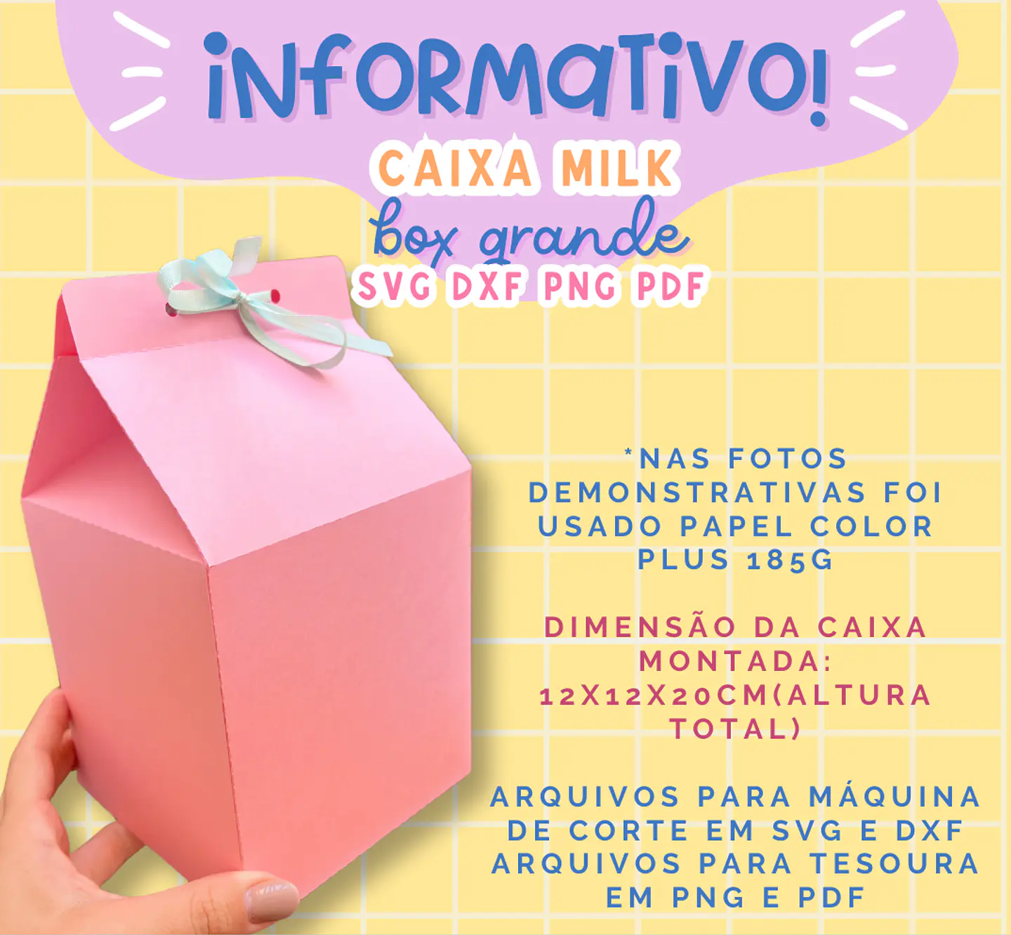 Arquivo de Corte Caixinhas Moldes Limpos para Personalização Pdf 4