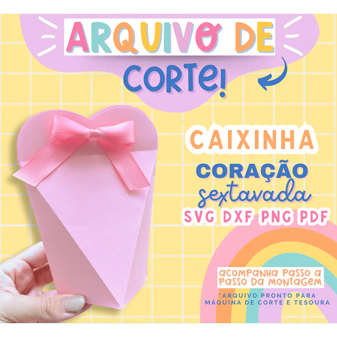 Arquivo de Corte Caixinhas Moldes Limpos para Personalização Pdf 7