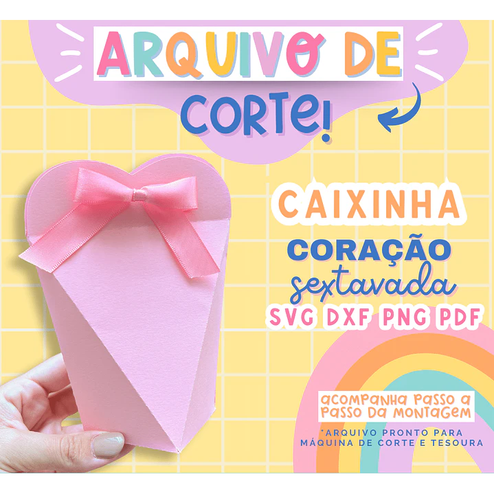 Arquivo de Corte Caixinhas Moldes Limpos para Personalização Pdf 7
