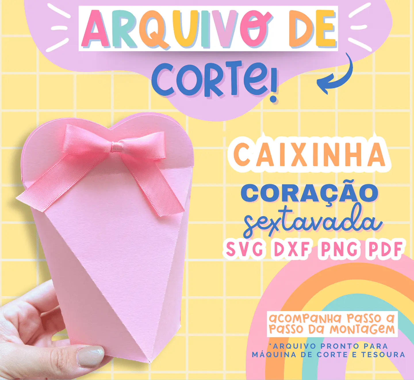 Arquivo de Corte Caixinhas Moldes Limpos para Personalização Pdf 7