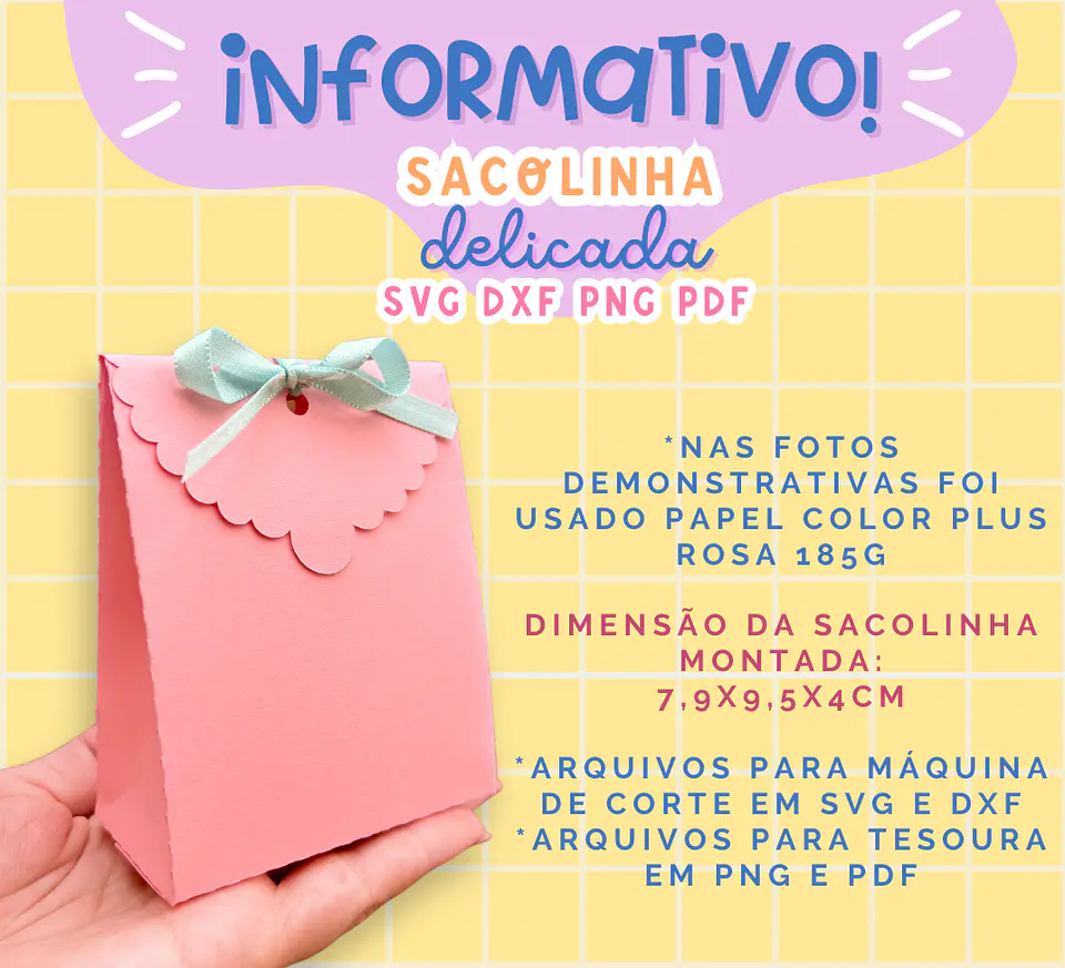 Arquivo de Corte Caixinhas Moldes Limpos para Personalização Pdf 14