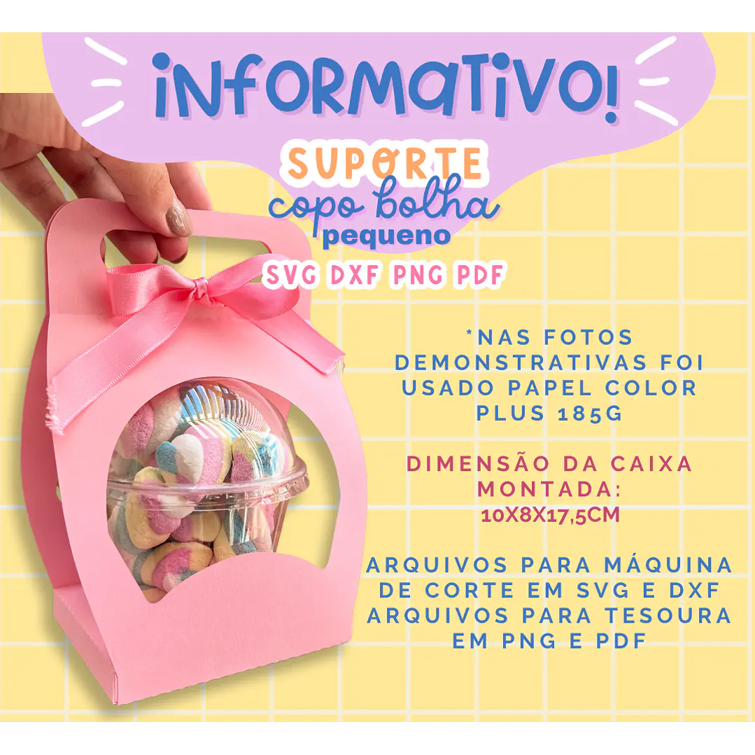 Arquivo de Corte Caixinhas Moldes Limpos para Personalização Pdf 6