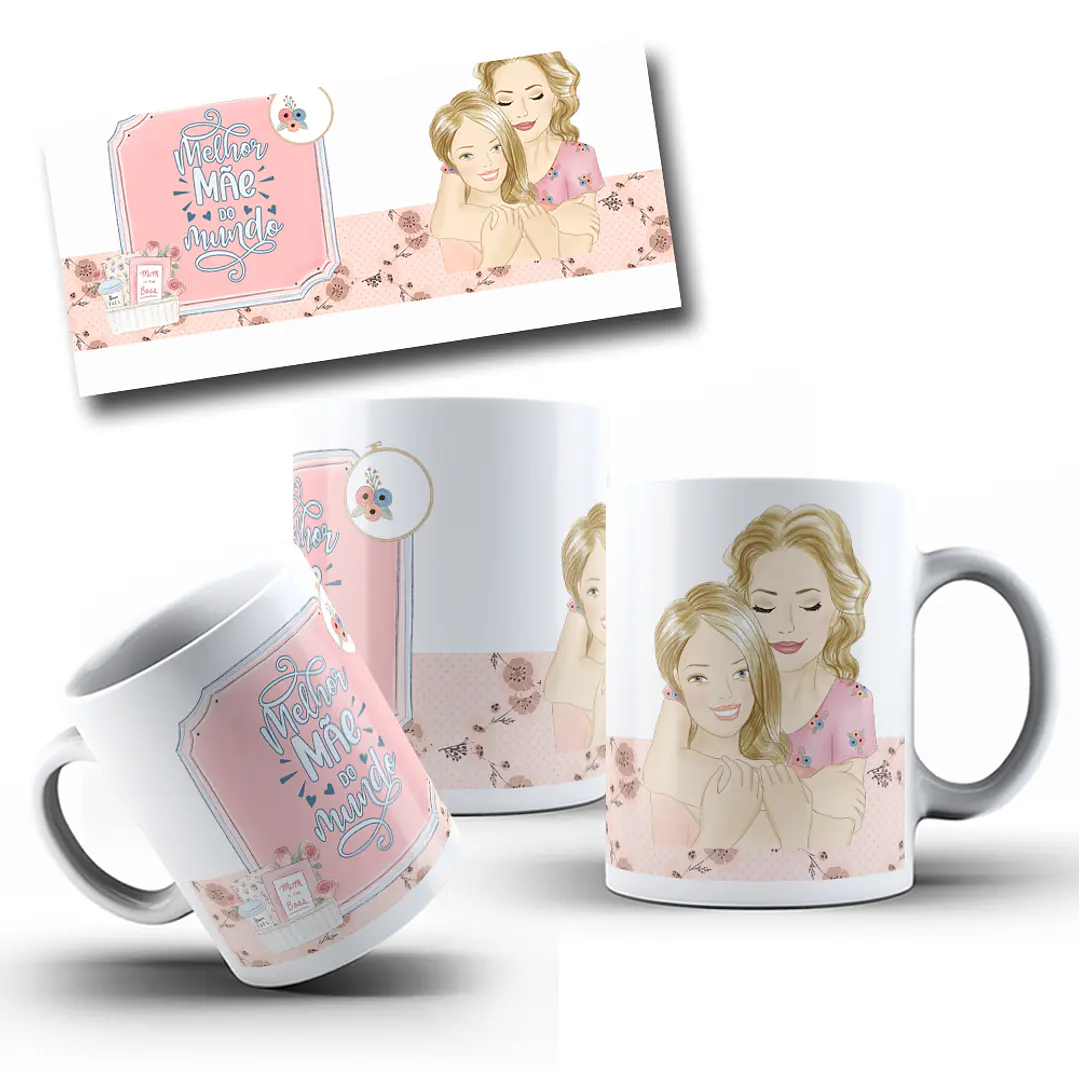 5 Arte para Caneca Dia da Mães Arquivo Editável 4
