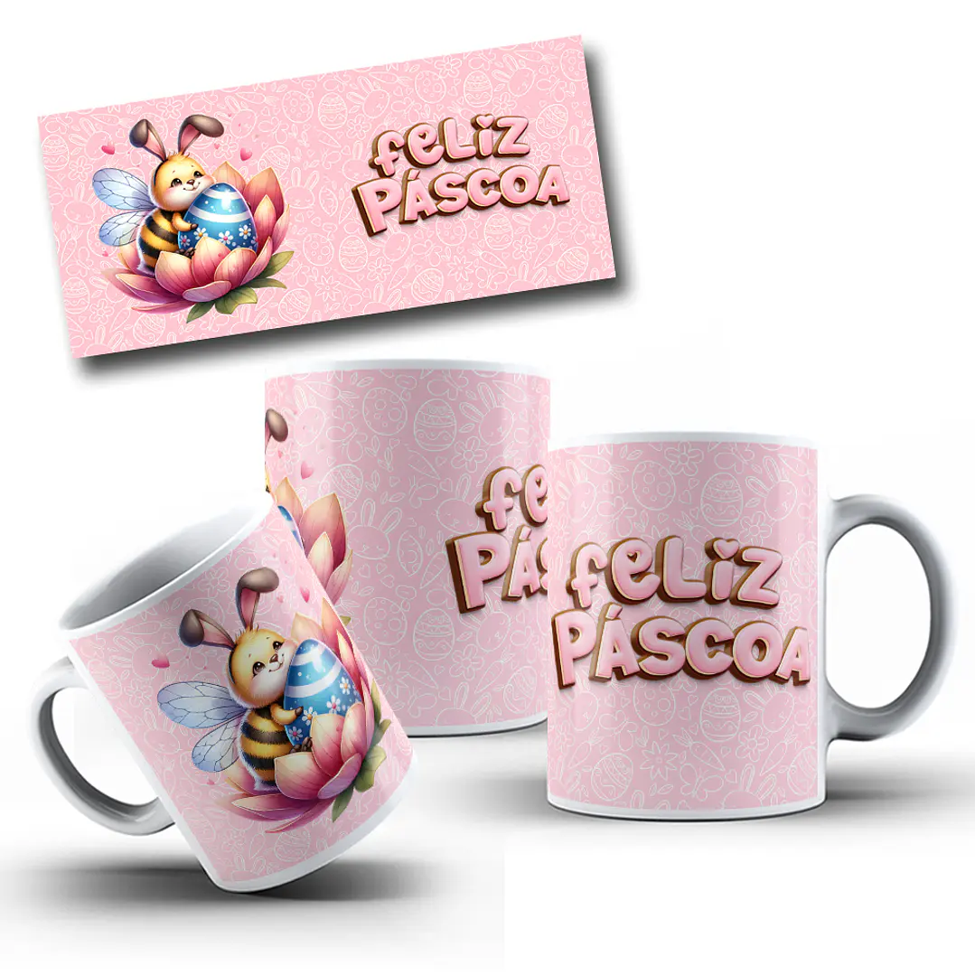 21 Arte para Caneca Páscoa Arquivo em Jpg 1