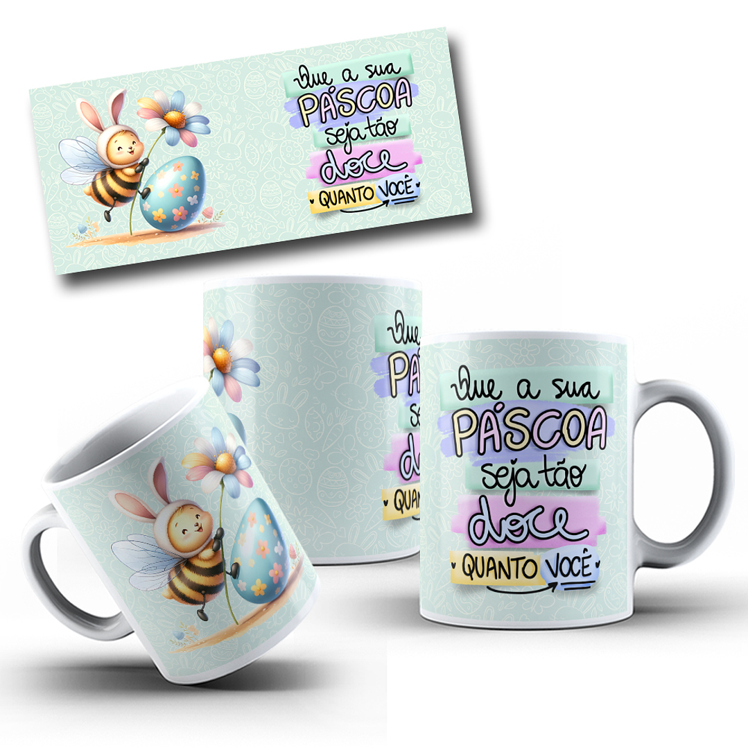 21 Arte para Caneca Páscoa Arquivo em Jpg 5