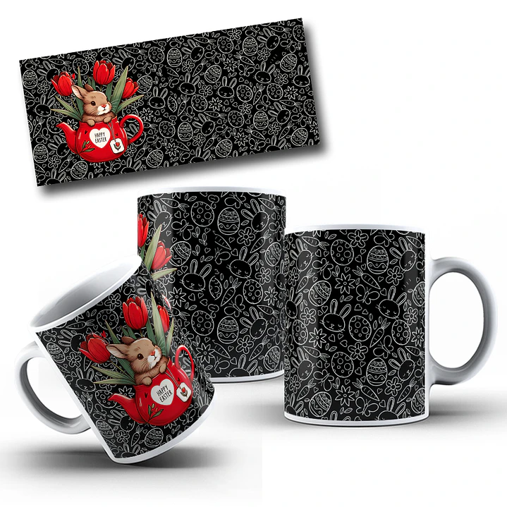 21 Arte para Caneca Páscoa Arquivo em Jpg 10