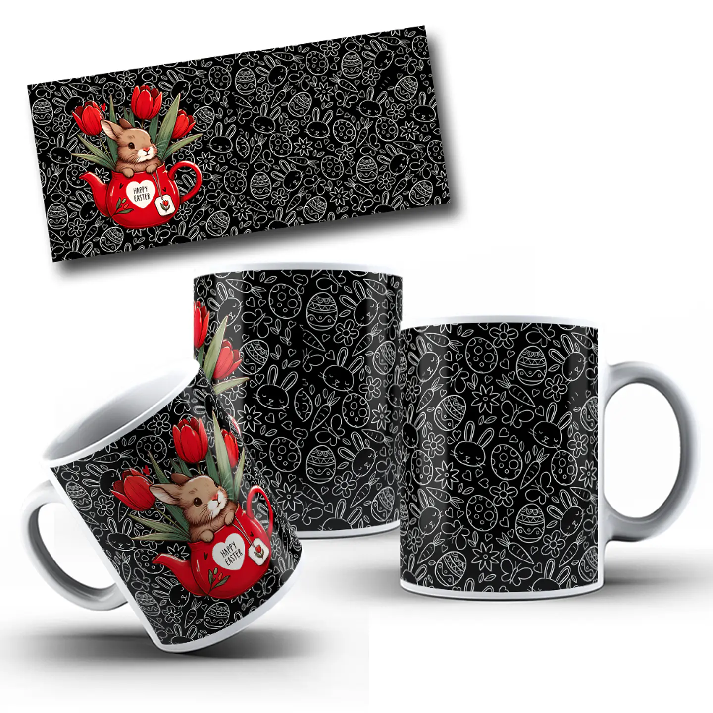 21 Arte para Caneca Páscoa Arquivo em Jpg 10