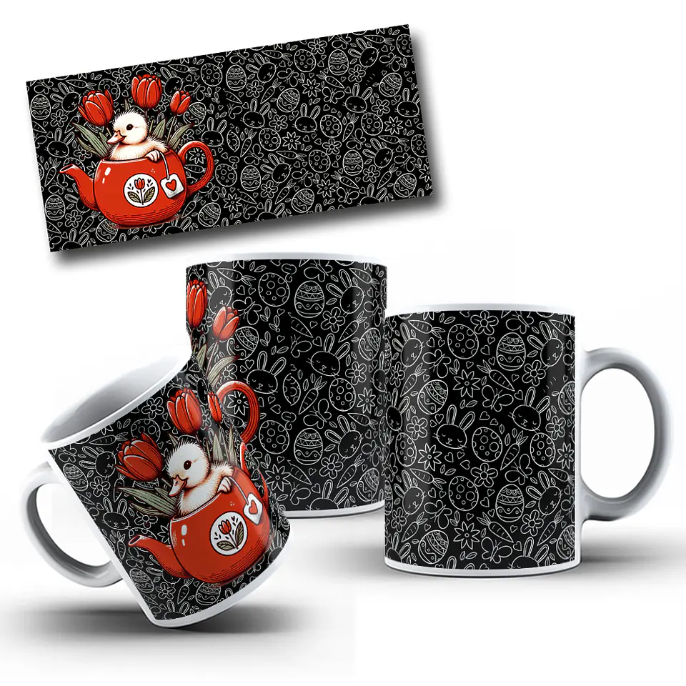 21 Arte para Caneca Páscoa Arquivo em Jpg 14