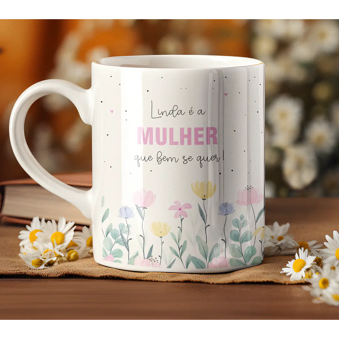 14 Artes para Caneca Dia das Mulheres Arquivo Editável 2