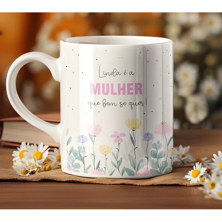 14 Artes para Caneca Dia das Mulheres Arquivo Editável 2