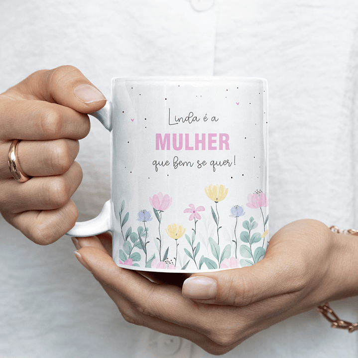 14 Artes para Caneca Dia das Mulheres Arquivo Editável 7