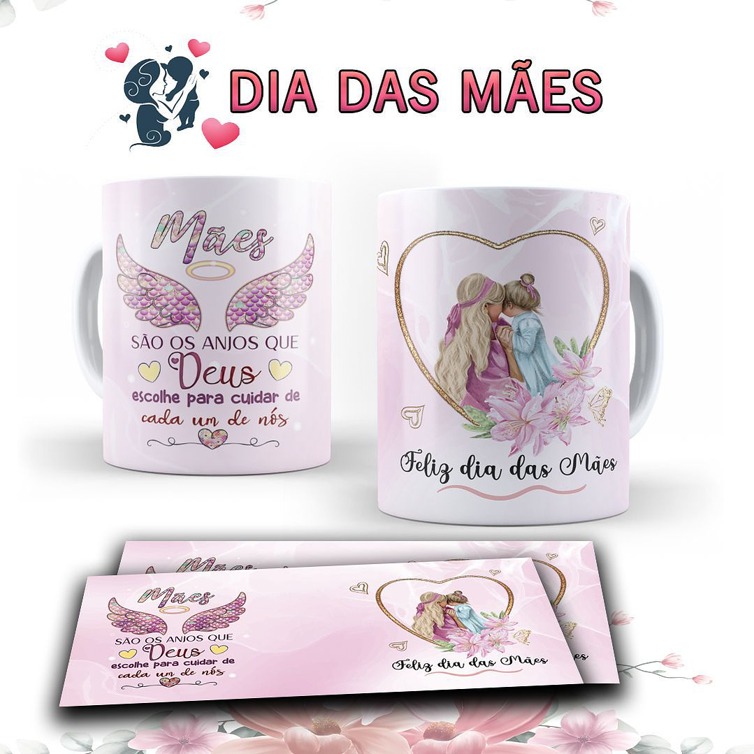 15 Arte para Caneca Dia das Mães Arquivo Editável  10