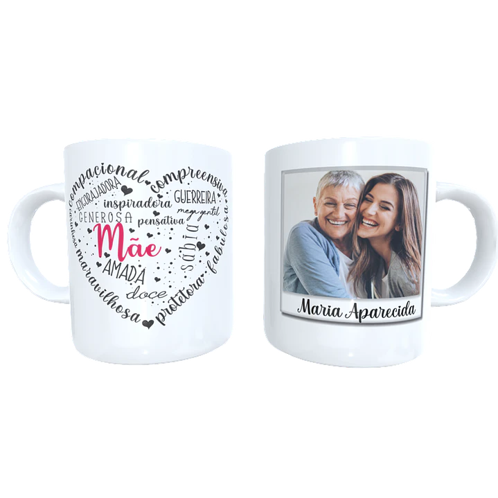 19 Arte para Caneca e Camisa Dia das Mães Arquivo em Png 3