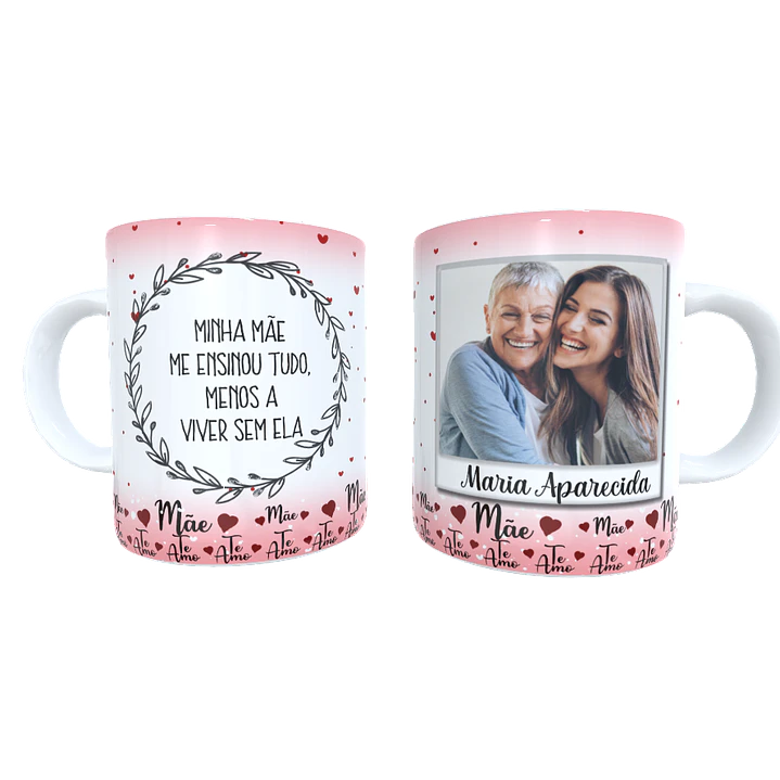 19 Arte para Caneca e Camisa Dia das Mães Arquivo em Png 4