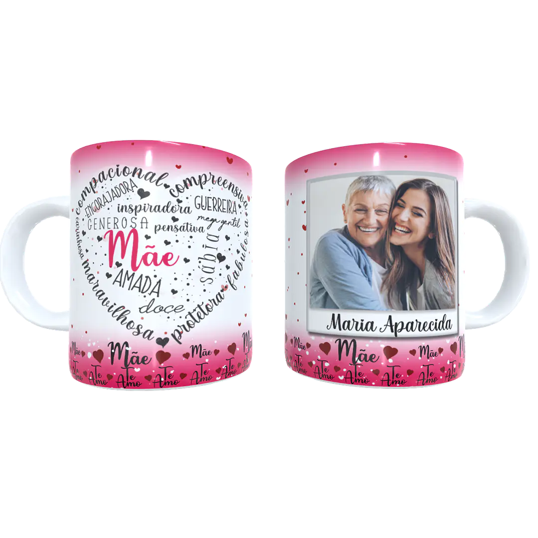 19 Arte para Caneca e Camisa Dia das Mães Arquivo em Png 7