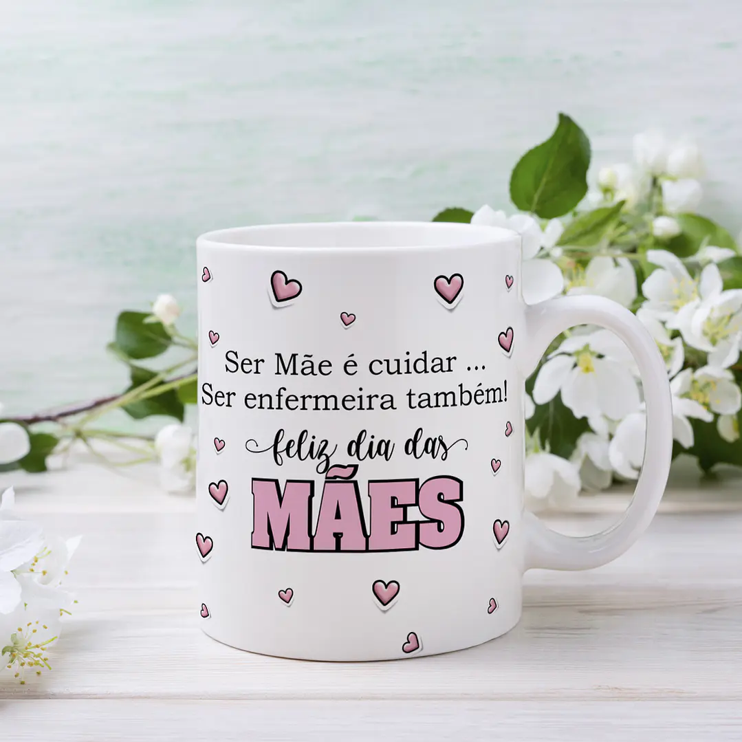 21 Arte para Caneca Dia das Mães Profissões Arquivo Editável 5
