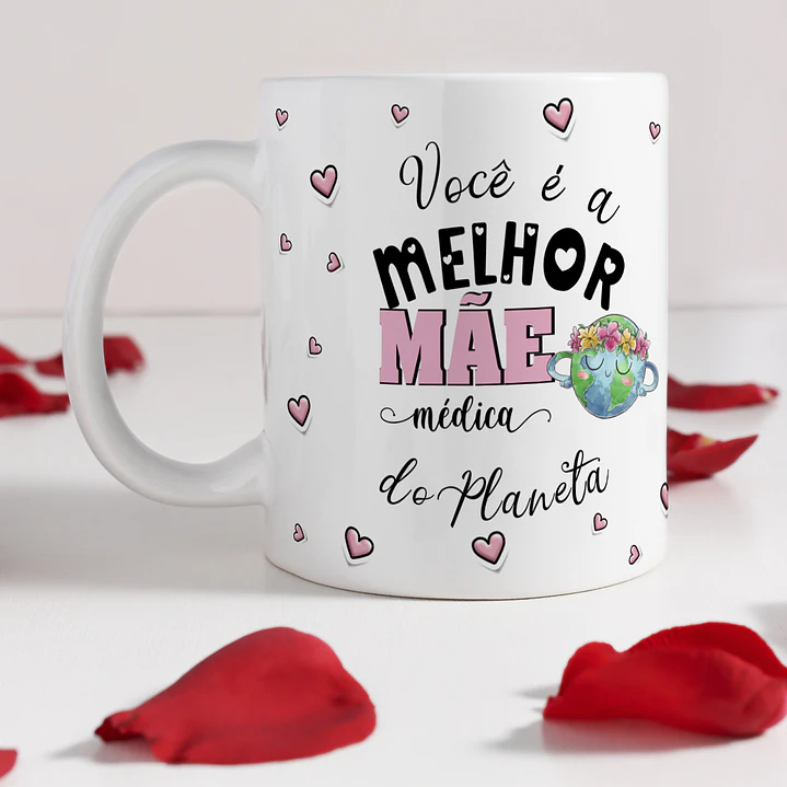 21 Arte para Caneca Dia das Mães Profissões Arquivo Editável 10