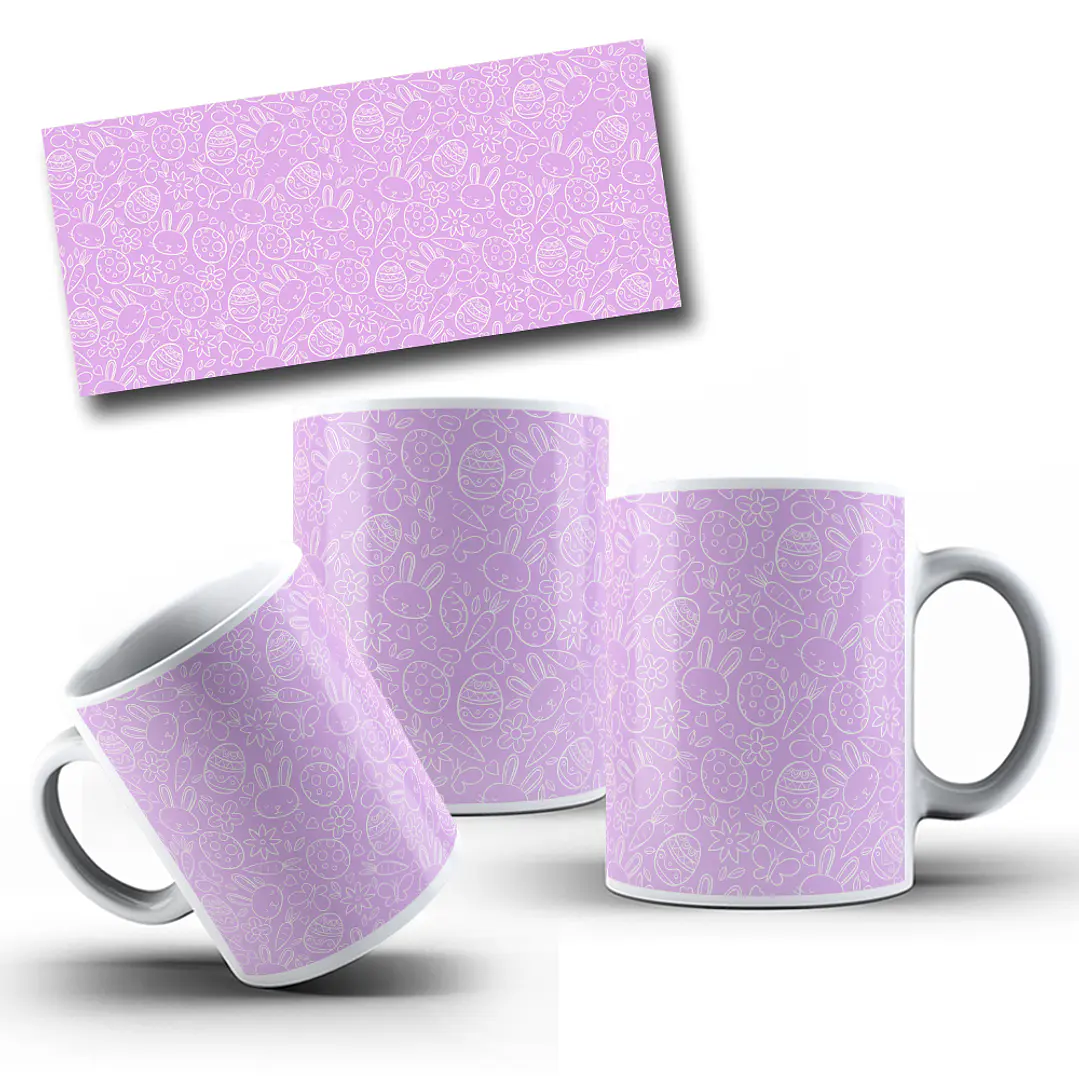 22 Arte para Fundos para Caneca Páscoa Arquivo em Jpg  3