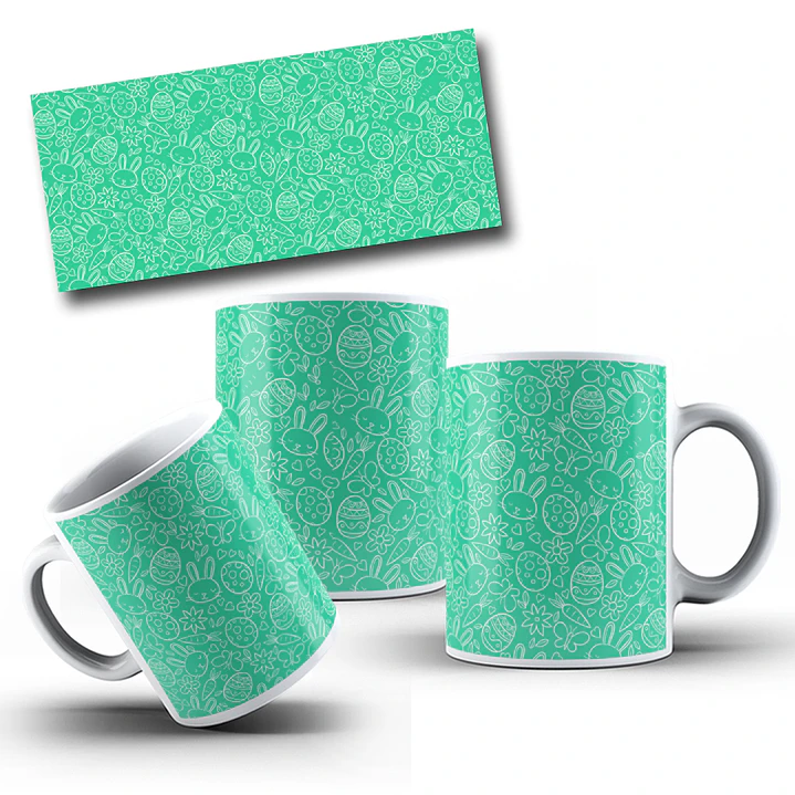 22 Arte para Fundos para Caneca Páscoa Arquivo em Jpg  10