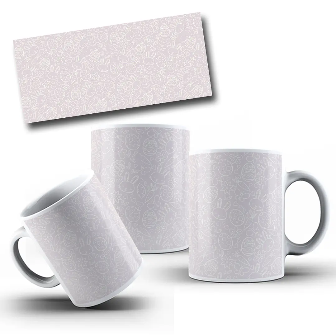 22 Arte para Fundos para Caneca Páscoa Arquivo em Jpg  13
