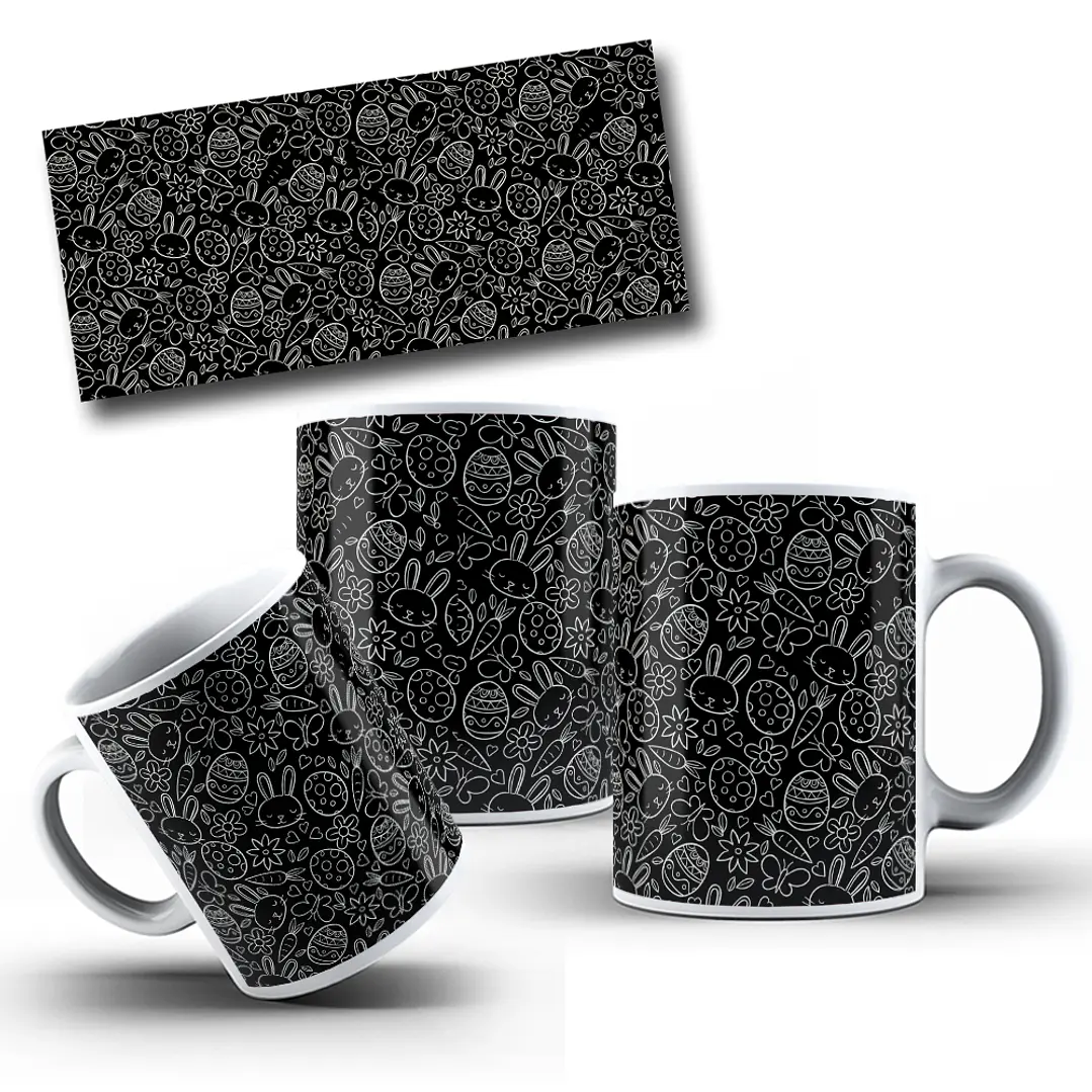 22 Arte para Fundos para Caneca Páscoa Arquivo em Jpg  14